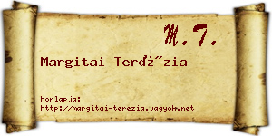 Margitai Terézia névjegykártya